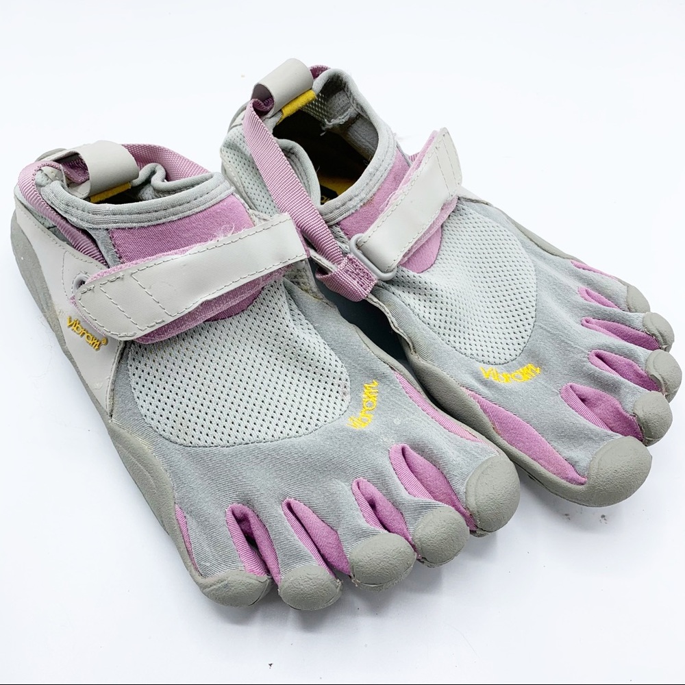 Vibram Gray Purple Toe Shoes size 37